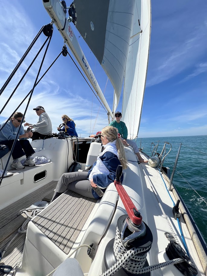 Sailing with friends